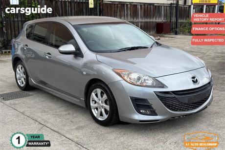 Grey 2009 Mazda 3 Hatchback Maxx Sport