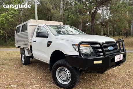 White 2012 Ford Ranger Cab Chassis Xl 2.2 Hi-Rider (4X2)