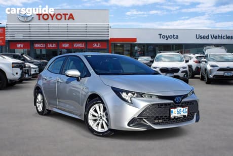 Silver 2024 Toyota Corolla Hatchback Ascent Sport Hybrid
