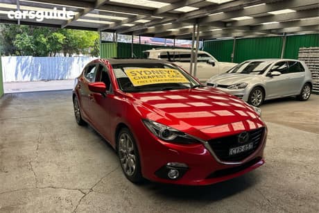 Red 2014 Mazda 3 Hatchback Xd Astina