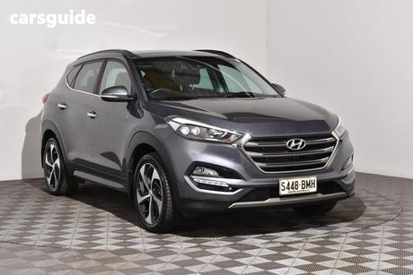 Grey 2016 Hyundai Tucson Wagon Highlander (Awd)