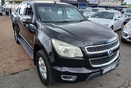 Black 2012 Holden Colorado Crew Cab Pickup Ltz (4X4)