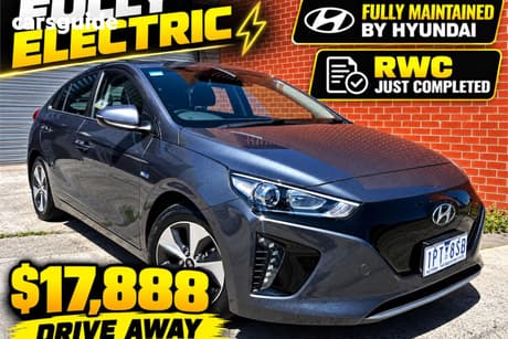 Grey 2019 Hyundai Ioniq Hatchback Electric Elite (Black Grille)