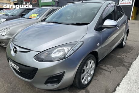 Silver 2013 Mazda 2 Hatchback Neo Sport