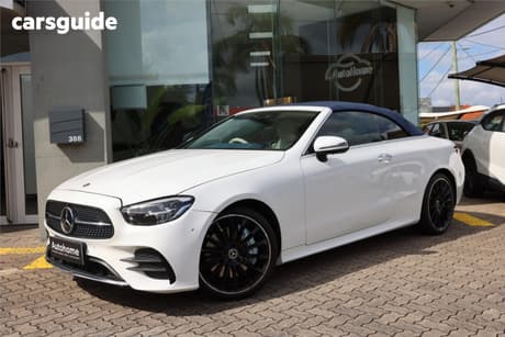 White 2023 Mercedes-Benz E350 Cabriolet Eq (Hybrid)