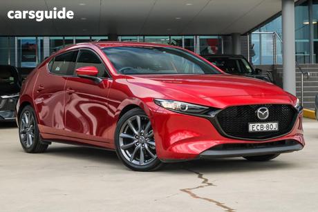 Red 2019 Mazda 3 Hatchback G20 Touring