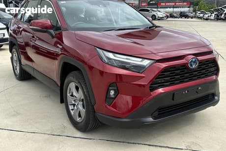 Red 2022 Toyota RAV4 Wagon Gx (2Wd) Hybrid
