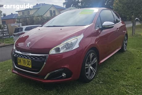 Red 2015 Peugeot 208 Hatchback Gti 30Th Anniversary