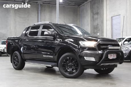 Black 2017 Ford Ranger Dual Cab Pick-up Wildtrak 3.2 (4X4)
