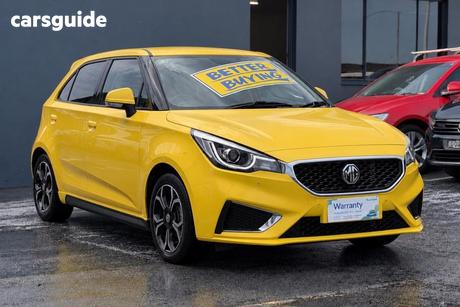 Yellow 2022 MG MG3 Hatchback Excite (With Navigation)