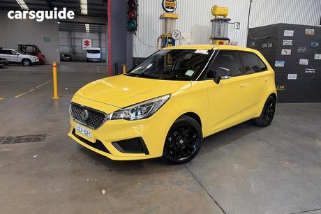 Yellow 2022 MG MG3 Hatchback Core