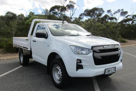 White 2021 Isuzu D-MAX Cab Chassis Sx (4X2) High-Ride