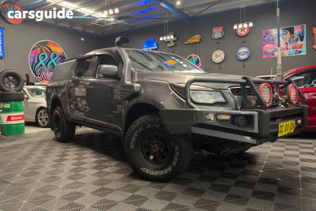 Grey 2014 Holden Colorado Crew Cab Pickup Lx (4X4)