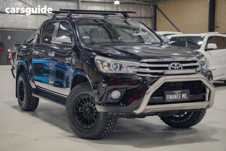 Black 2016 Toyota Hilux Dual Cab Utility Sr5 (4X4)