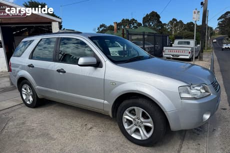 Silver 2004 Ford Territory Wagon Ghia (Rwd)