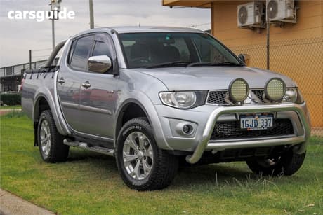 Silver 2012 Mitsubishi Triton Double Cab Utility Glx-R (4X4)