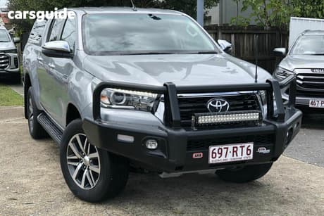 Silver 2018 Toyota Hilux Double Cab Pick Up Sr5 (4X4)