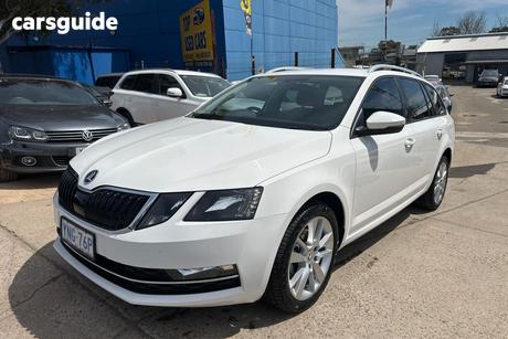 White 2019 Skoda Octavia Wagon 110 Tsi