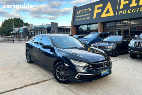 Blue 2019 Honda Civic Sedan Vti-S