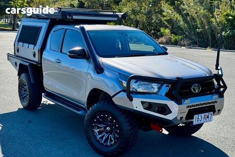 Silver 2022 Toyota Hilux X Cab Cab Chassis Sr (4X4)