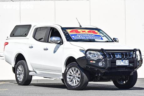 White 2017 Mitsubishi Triton Dual Cab Utility Gls (4X4)