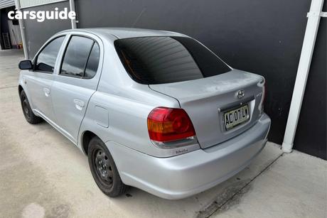 Silver 2004 Toyota Echo Sedan