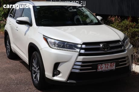 White 2019 Toyota Kluger Wagon Gxl (4X4)