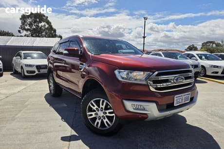 Orange 2016 Ford Everest Wagon Trend