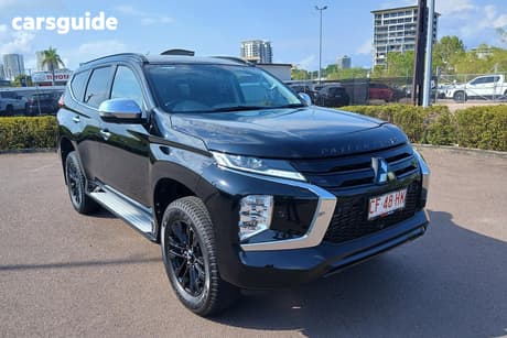 Black 2023 Mitsubishi Pajero Sport Wagon Gsr (4Wd) 7 Seat