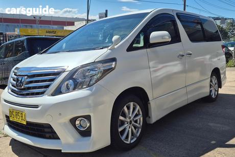 White 2012 Toyota Alphard OtherCar 240S