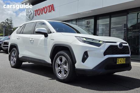 White 2022 Toyota RAV4 Wagon Gx (Awd) Hybrid