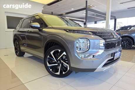 Grey 2023 Mitsubishi Outlander Wagon Aspire 7 Seat (2Wd)