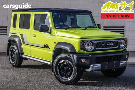 Yellow 2026 Suzuki Jimny Wagon Rhino