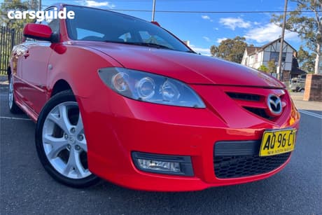Red 2007 Mazda 3 Sedan Sp23