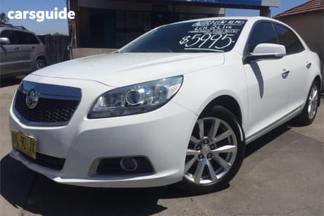 White 2013 Holden Malibu Sedan Cdx