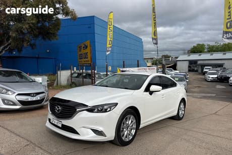 White 2015 Mazda 6 Sedan Touring