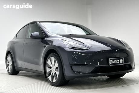 Grey 2023 Tesla Model Y Wagon Rear-Wheel Drive