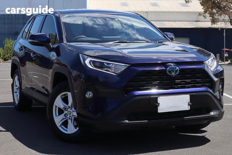 Blue 2021 Toyota RAV4 Wagon Gx (2Wd) Hybrid
