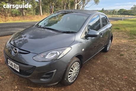 Grey 2011 Mazda 2 Hatchback Neo
