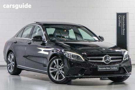 Black 2018 Mercedes-Benz C200 Sedan