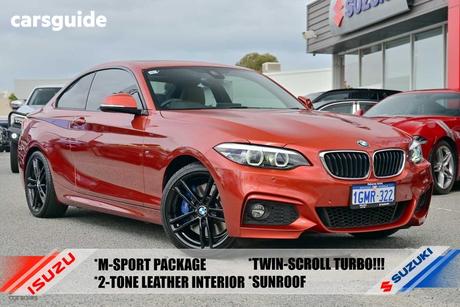 Orange 2018 BMW 230I Coupe Luxury Line