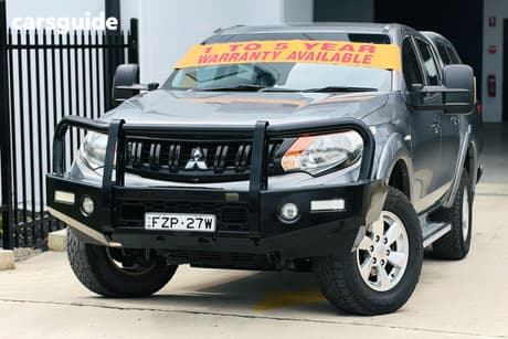 Grey 2017 Mitsubishi Triton Dual Cab Utility Glx Plus (4X4)