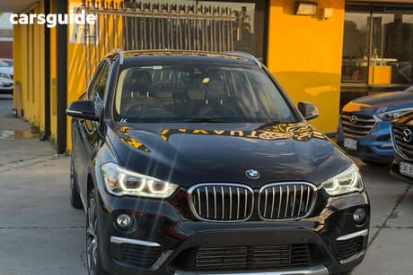 Black 2018 BMW X1 SUV XDRIVE 25I F48 MY18