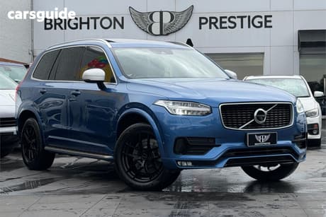 Blue 2018 Volvo XC90 Wagon D5 R-Design