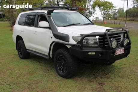 White 2008 Toyota Landcruiser Wagon Gxl (4X4)