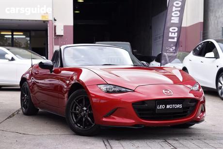 Red 2015 Mazda MX-5 Roadster Gt