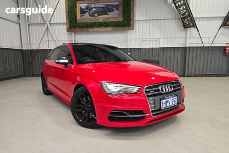 Red 2015 Audi S3 Hatchback Sportback 2.0 Tfsi Quattro