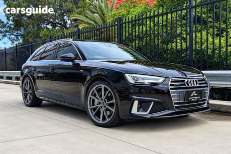 Black 2019 Audi A4 Wagon 2.0 Tfsi Quattro S Tronic S Ln
