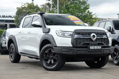 White 2025 GWM Cannon Dual Cab Utility Xsr (4X4)