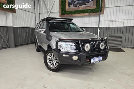 Silver 2015 Mitsubishi Triton Dual Cab Utility Gls (4X4)